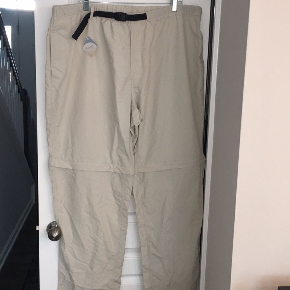 Big man Travelsmith convertible 2in1 pants shorts